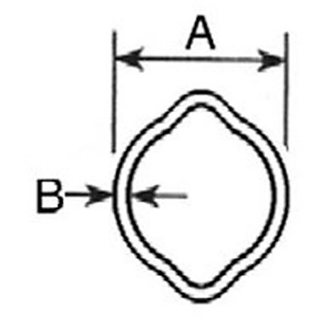 Aftermarket 1500mm Outer Profile Tube Fits John Deere Rotary Cutter 1018 W41381